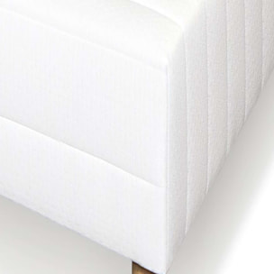 Sommier tapissier à lattes recouvertes