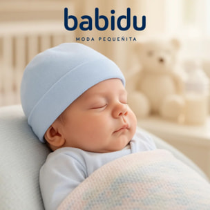 Gorro Nacimiento Celeste Talla Nac