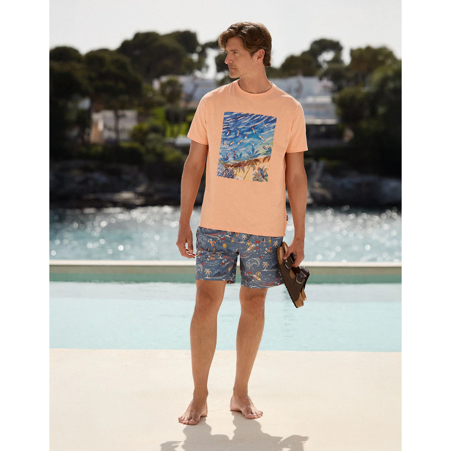 Camiseta Manga Corta Naranja - Uluwatu