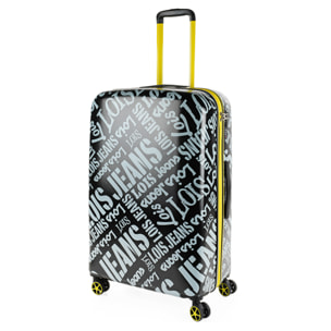 Maleta Pc Grande Lois Kenner Negro-Gris