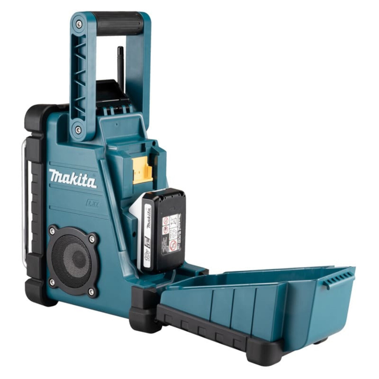 Radio de chantier 14,4V à 18V - MAKITA - Sans batterie, ni chargeur - adaptateur secteur - DMR116