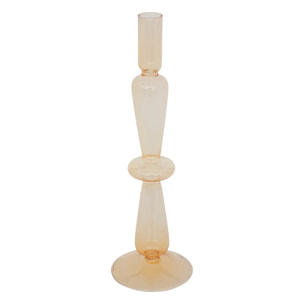 Chandelier verre jaune H29,5cm