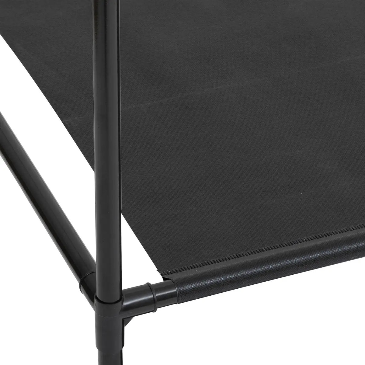 Portant à vêtements "Intissa" 4 niveaux en métal noir H160cm