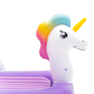 UP, IN & OVER. LETTO GONFIABILE BAMBINI UNICORNO 196 X 104 X 84 CM