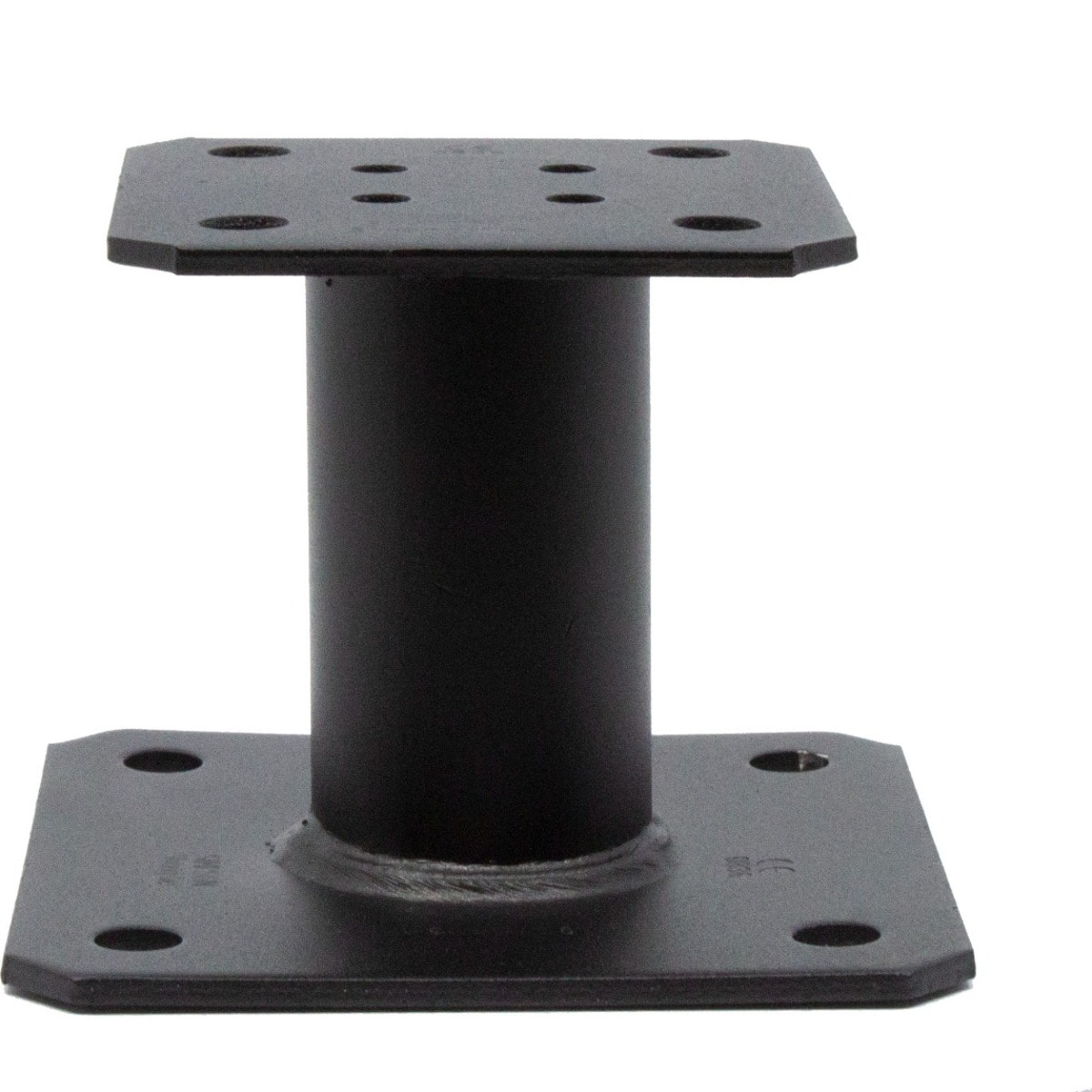 Pied de poteau fixe - Type A - Hauteur 100 mm - Finition noire - SIMPSON - PPA100PB