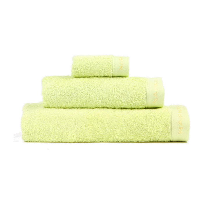 3 serviettes CASUAL - coton 500 g/m2 - coloris vert pistache