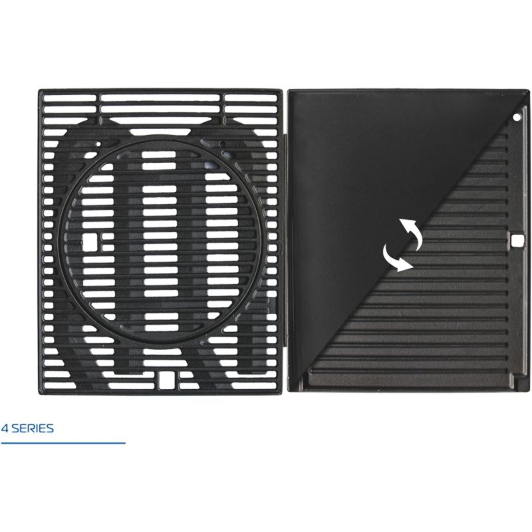 Barbecue gaz CAMPINGAZ Premium 4W noir 4 brûleurs sur chariot, 72x46 cm