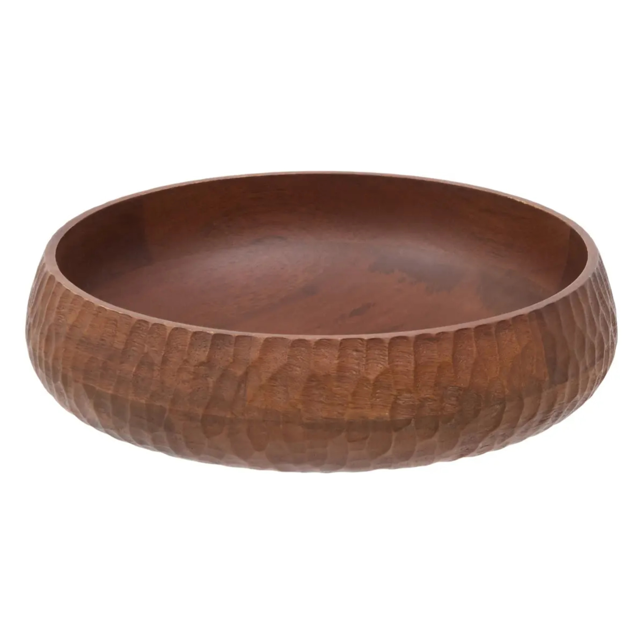 Saladier martelé Nyero D.30cm marron