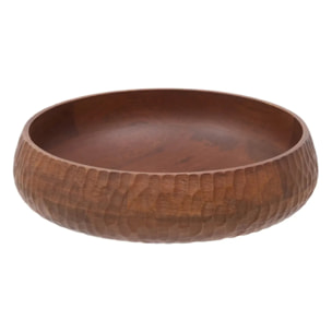 Saladier martelé Nyero D.30cm marron