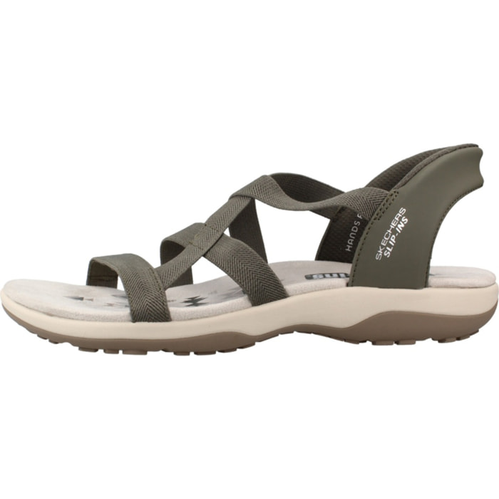 Sandalias Mujer Reggae Slim Stretch Flex Verde