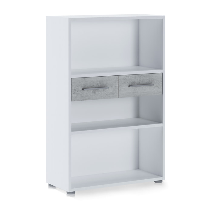 Tomasucci libreria bassa PIER SMALL bianco