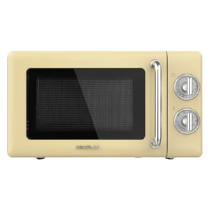 Cecotec Microondas 20l con grill proclean 3110 retro yellow