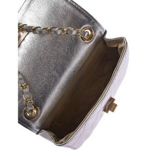 Borsa a spalla Anna Luchini Argentato