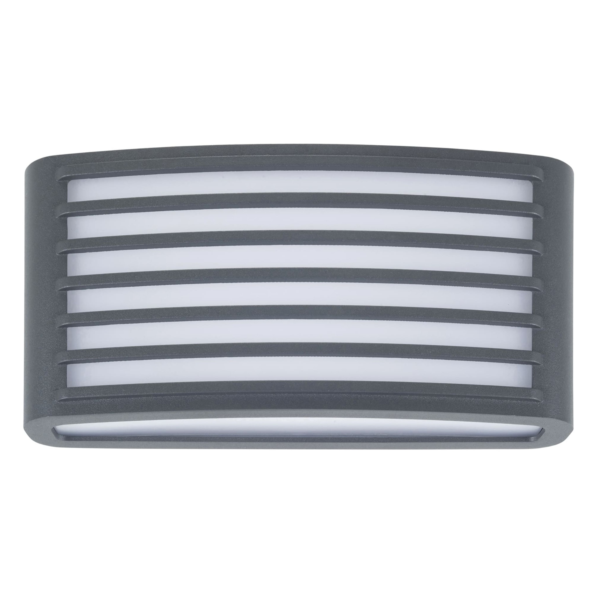 FORLIGHT Zenitha aplique exterior negro con led blanco cálido 3000K