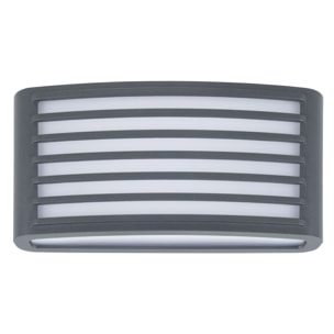 FORLIGHT Zenitha aplique exterior negro con led blanco cálido 3000K