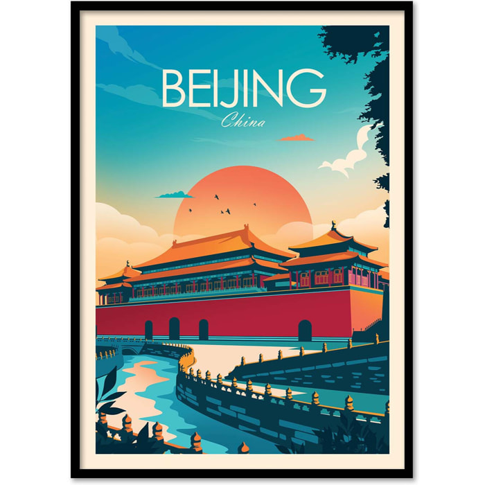 Affiche - Beijing China - Studio Inception