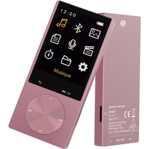 Lecteur MP4 ESSENTIELB Enjoy BT-C 8Go Rose