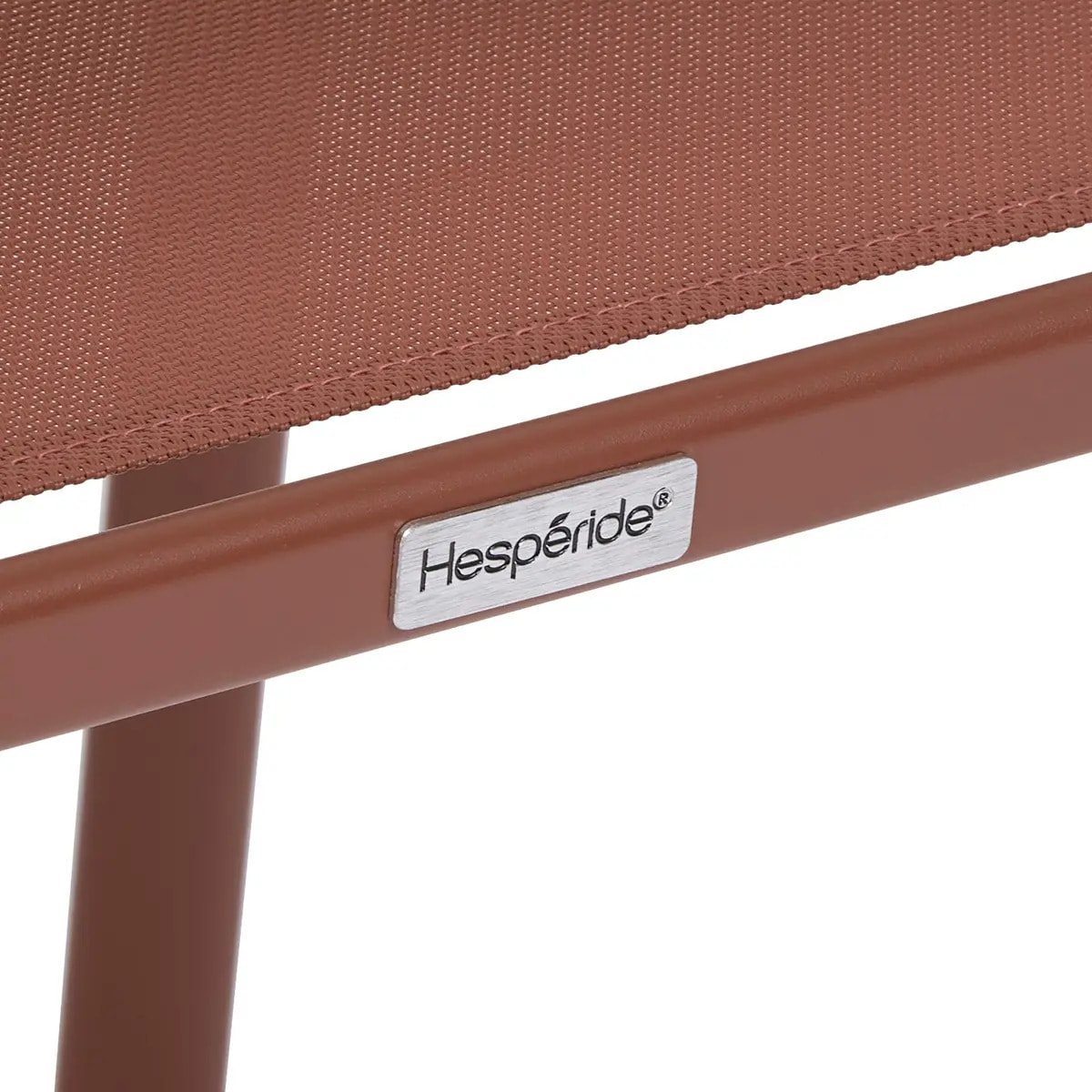 Fauteuil de jardin Piazza empilable acajou