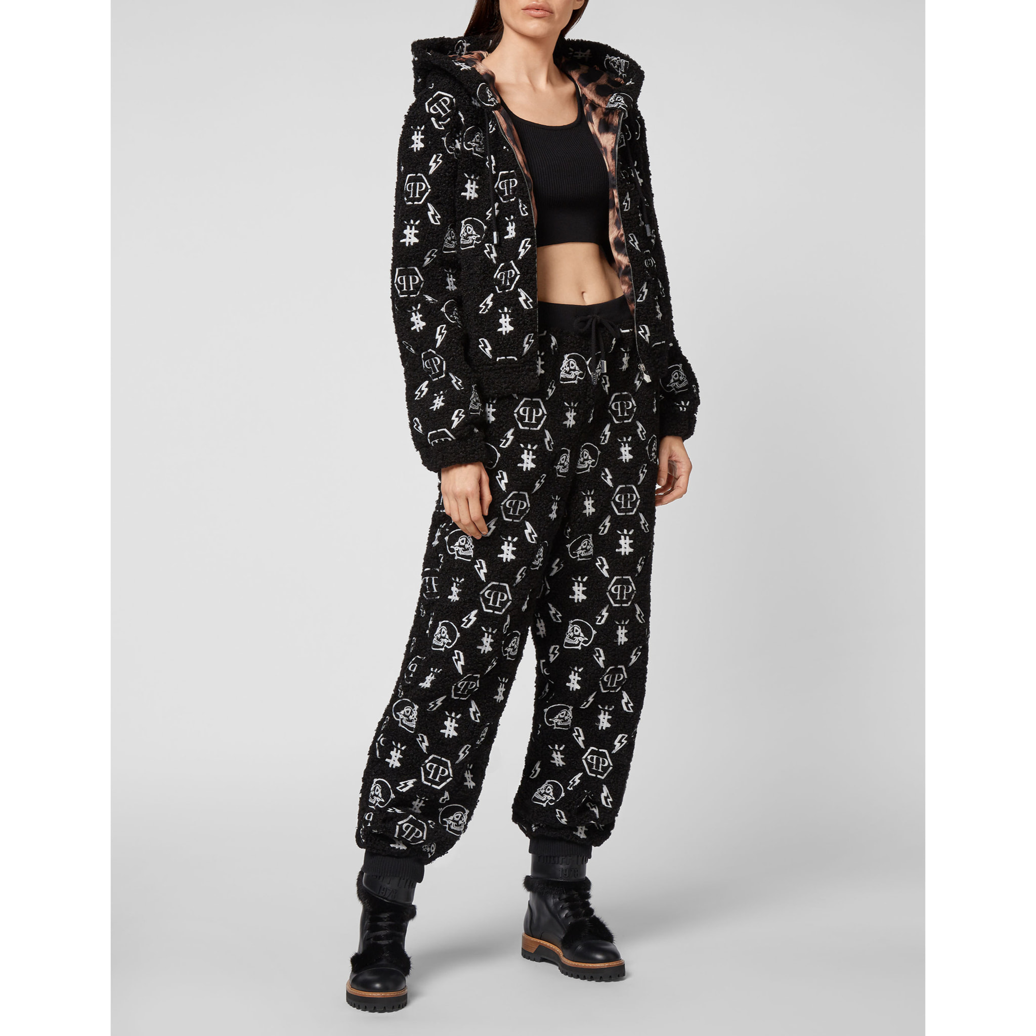 PHILIPP PLEIN Pantalones de chándal MONOGRAM