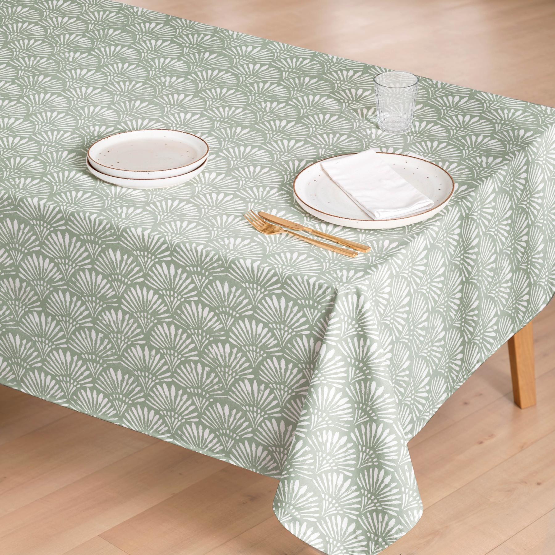 Mantel antimanchas ARLO AZUL - 100% algodón