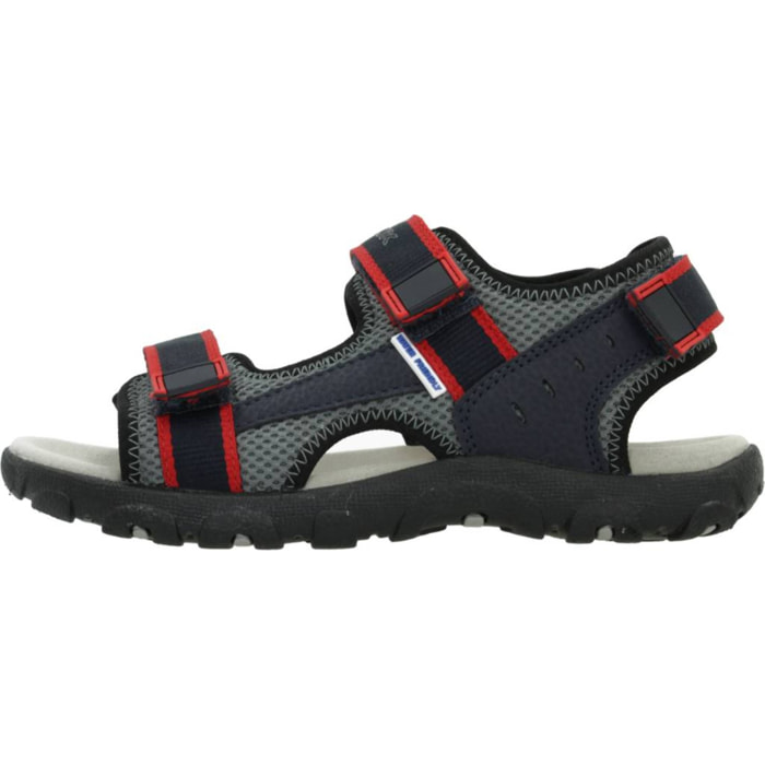 Sandalias Niño de la marca GEOX  modelo JR SANDAL STRADA A ROJO
