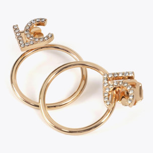 Orecchini a cerchio frontale LC Gioiello