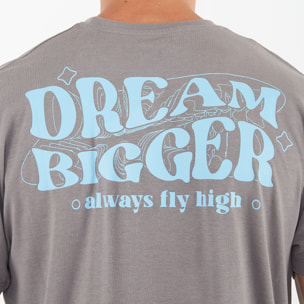 T-shirt in cotone BIGGER grigio