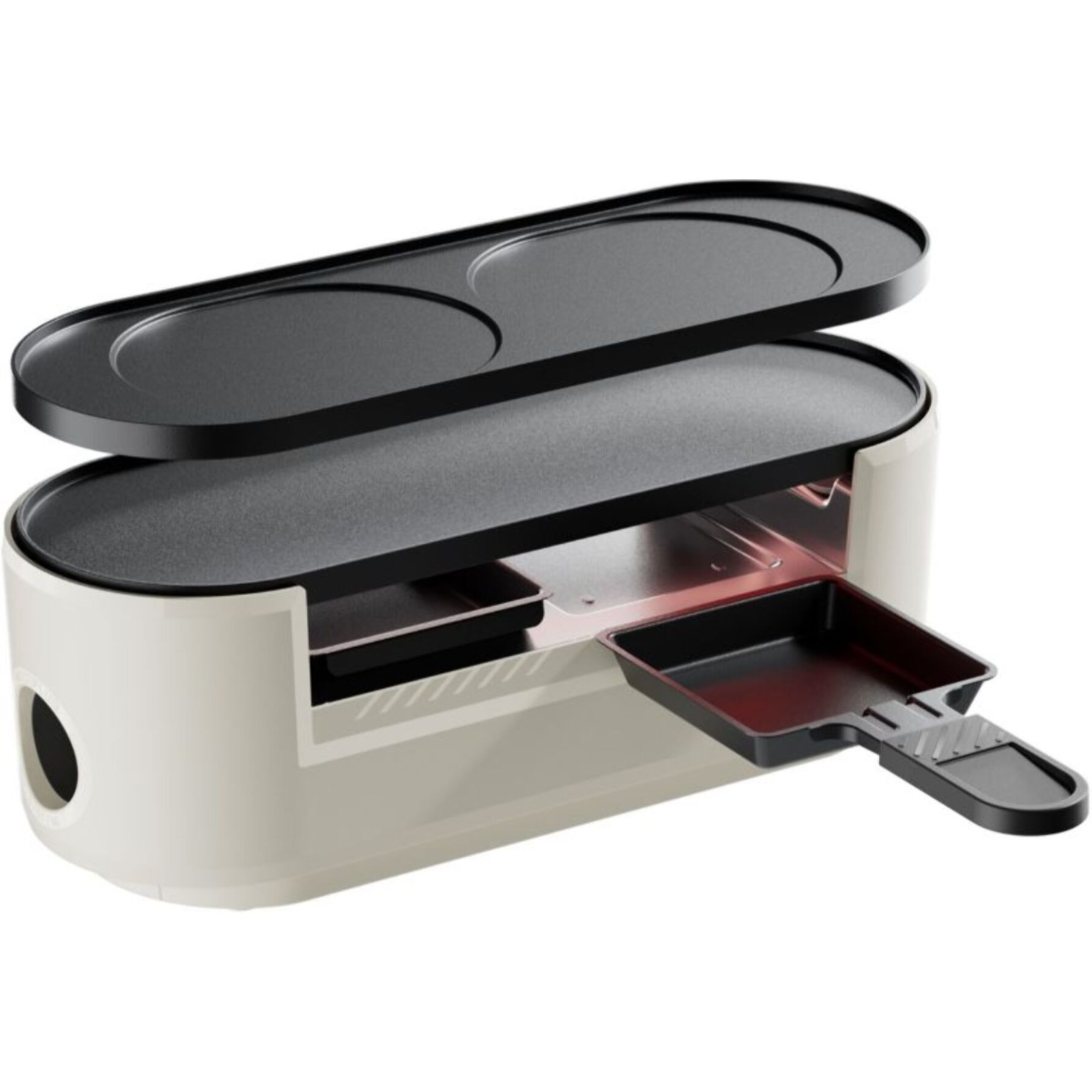 Raclette ESSENTIELB ERMT1 Multiplug Twist crème 2 personnes