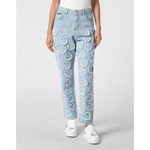 PHILIPP PLEIN Pantalones vaqueros Loose Fit HEART