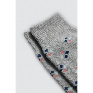 Confezione da 3 calzini di lana stampati