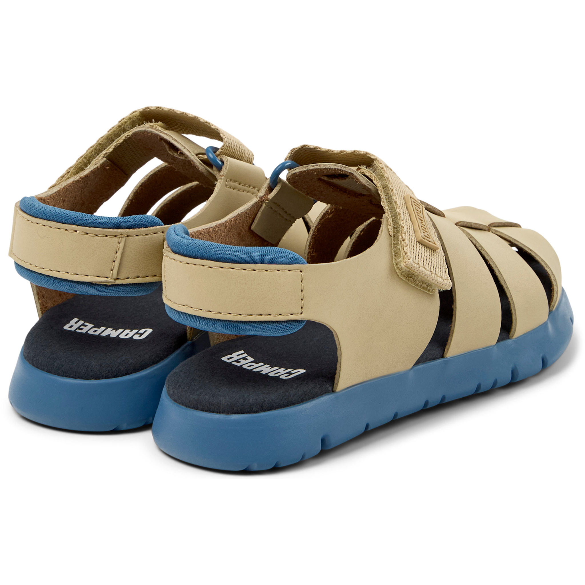 Sandali - CAMPER Oruga Sandal - Beige - Pelle scamosciata