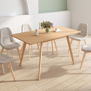 Table à manger extensible Venezia bois 110-150cm