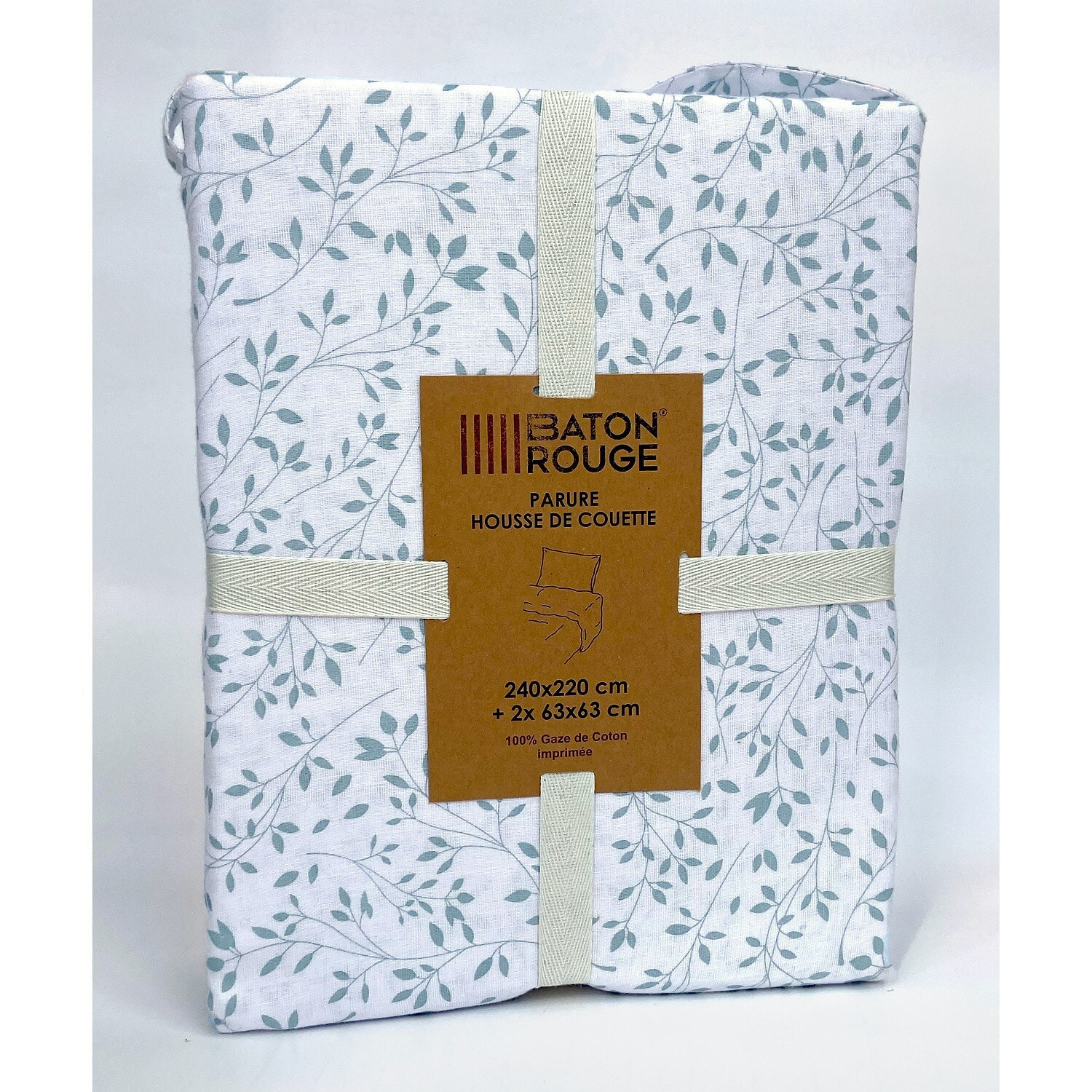 Parure housse de couette coton multicolore