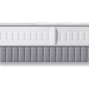 Ensemble TWIST matelas H23 ressort ensachés, ferme, 2 sommiers