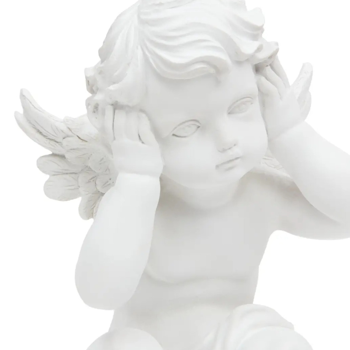 Ange déco H.23cm blanc
