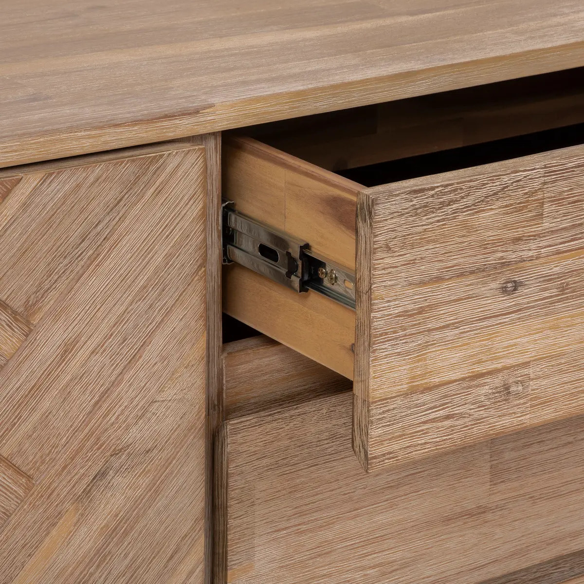Buffet 2 portes "Aeris" acacia 180x80cm