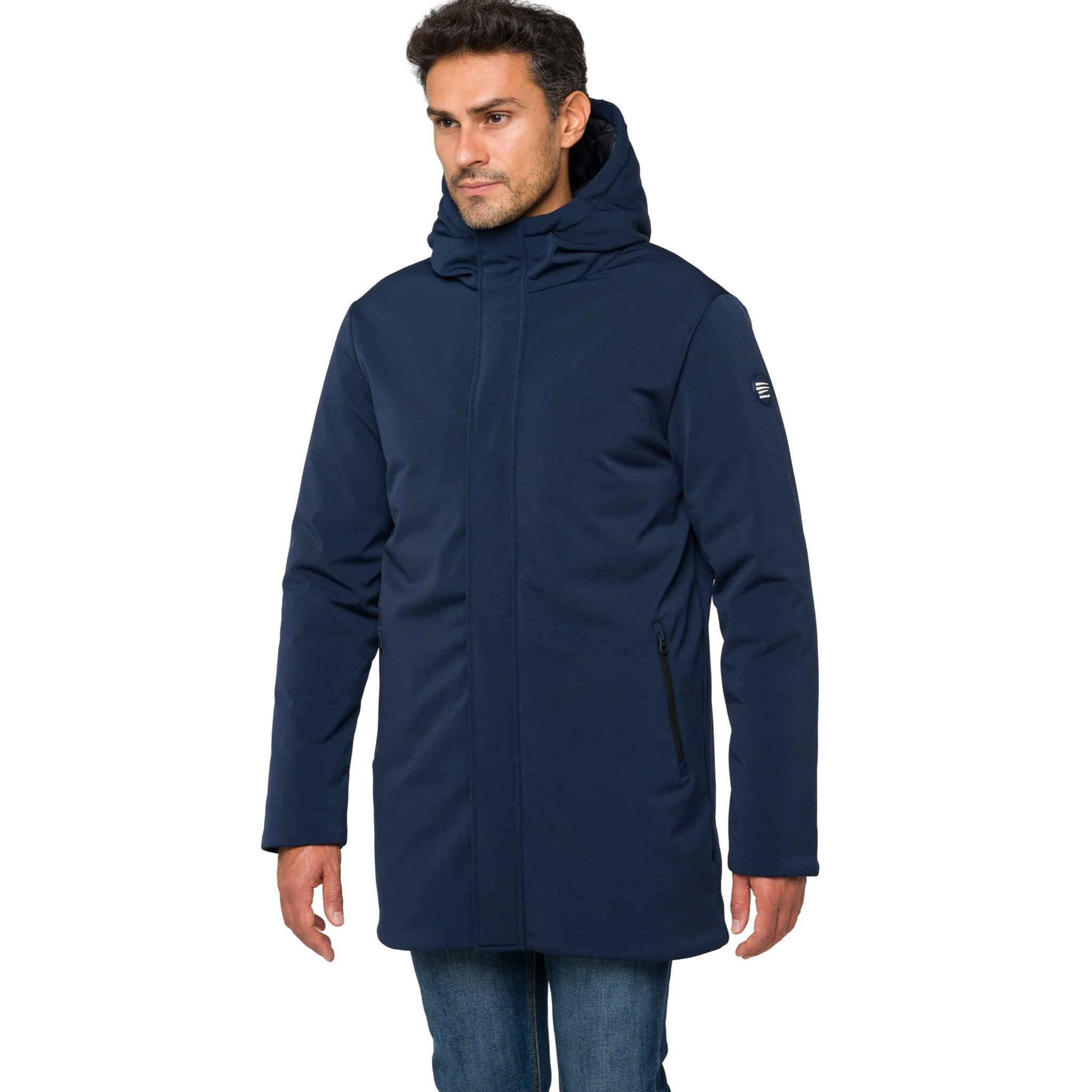 Parka KHANGAR imbottito impermeabile blu