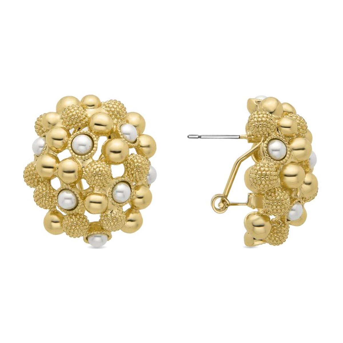 Pendientes Lux by Lux acabadoss en oro amarillo 18k