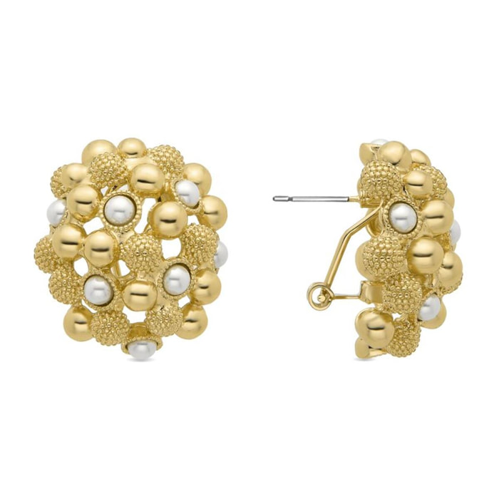 Pendientes Lux by Lux acabadoss en oro amarillo 18k
