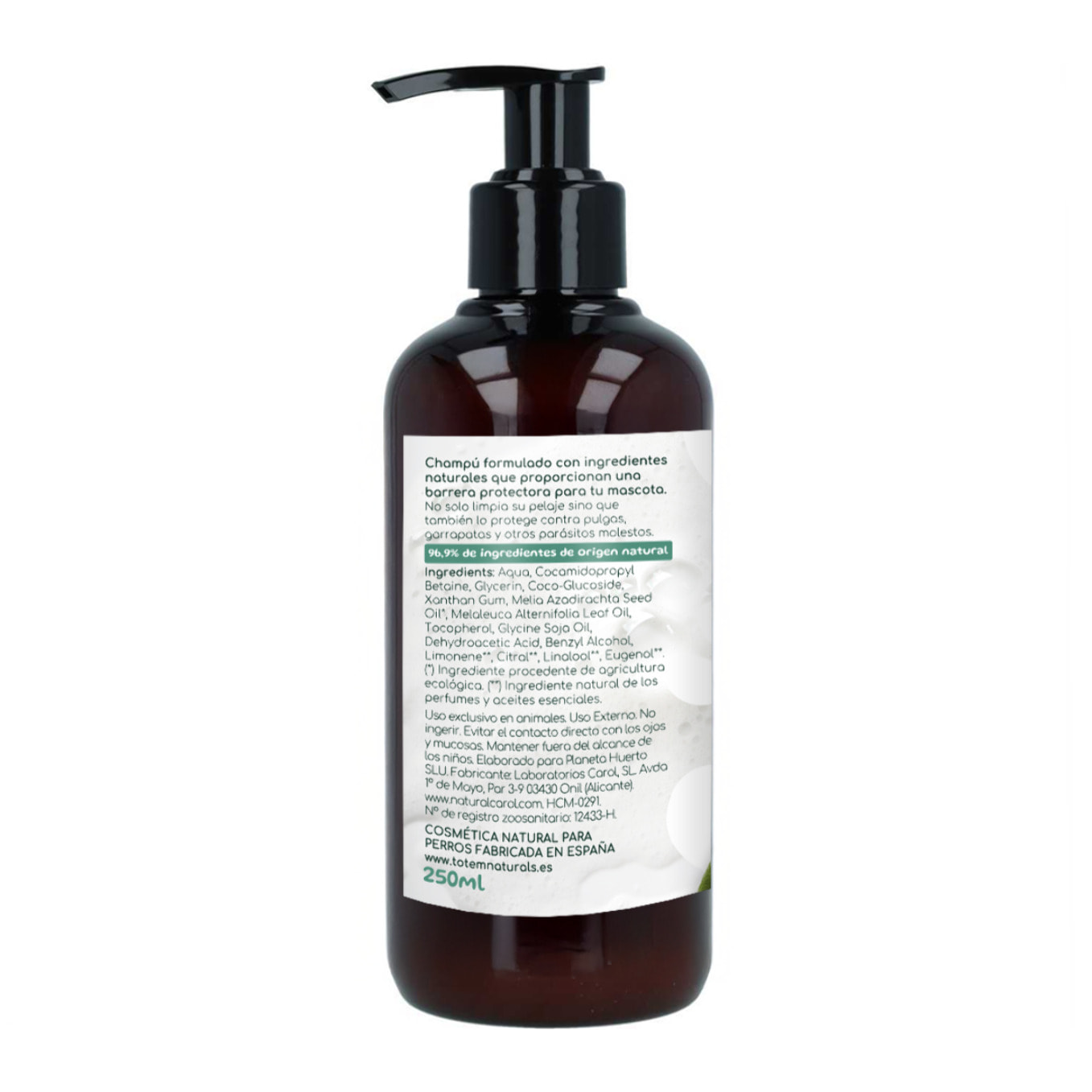 Champú Natural para Perros – Limpieza Suave y Profunda, Hidrata y Protege el Pelaje, Aroma Agradable, Ideal para Todo Tipo de Razas