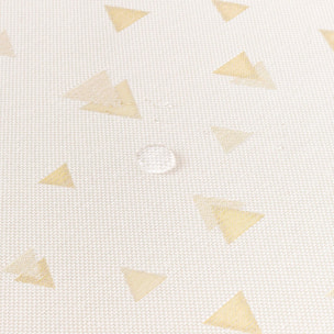 Nappe Anti-tâches Toucher du Tissu Jacquard R22120 Natural Oro Lurex