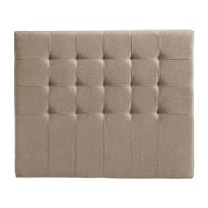 Cabecero de madera tapizado en tela para cama de 105 122x132