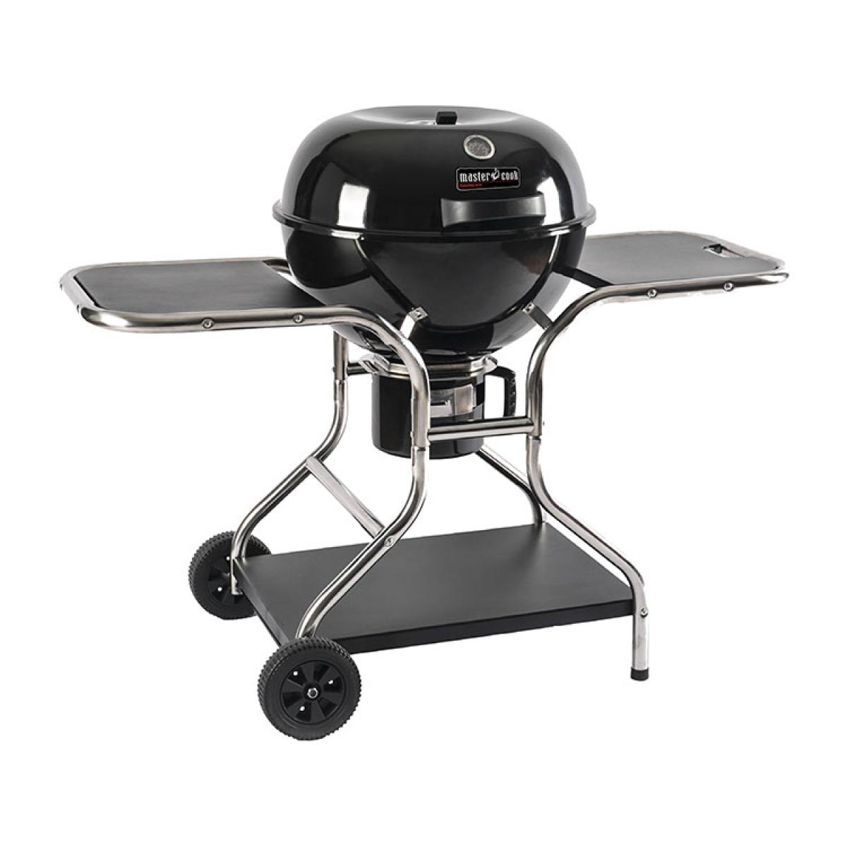 Barbecue a carbonella con carrello