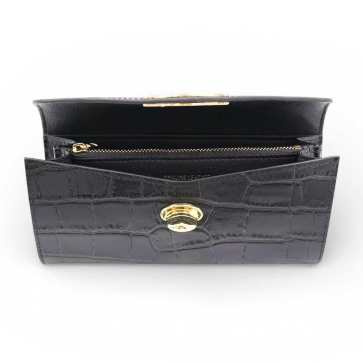 Cartera Cheval Firenze Marlon Croc Negro