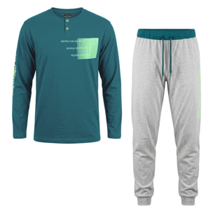 Pigiama Lungo Uomo KAPPA Cotone Leggero