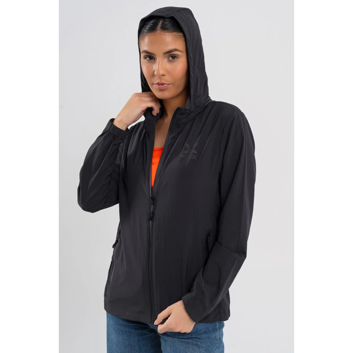 Cortavientos mujer TEAM negro