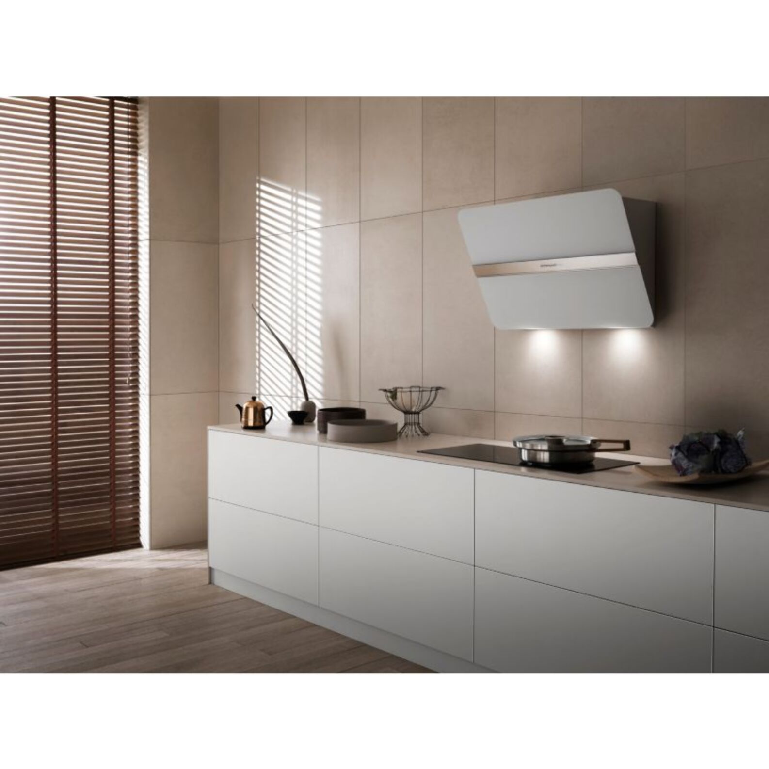Hotte décorative murale FALMEC FLIPPER 1410 Blanc