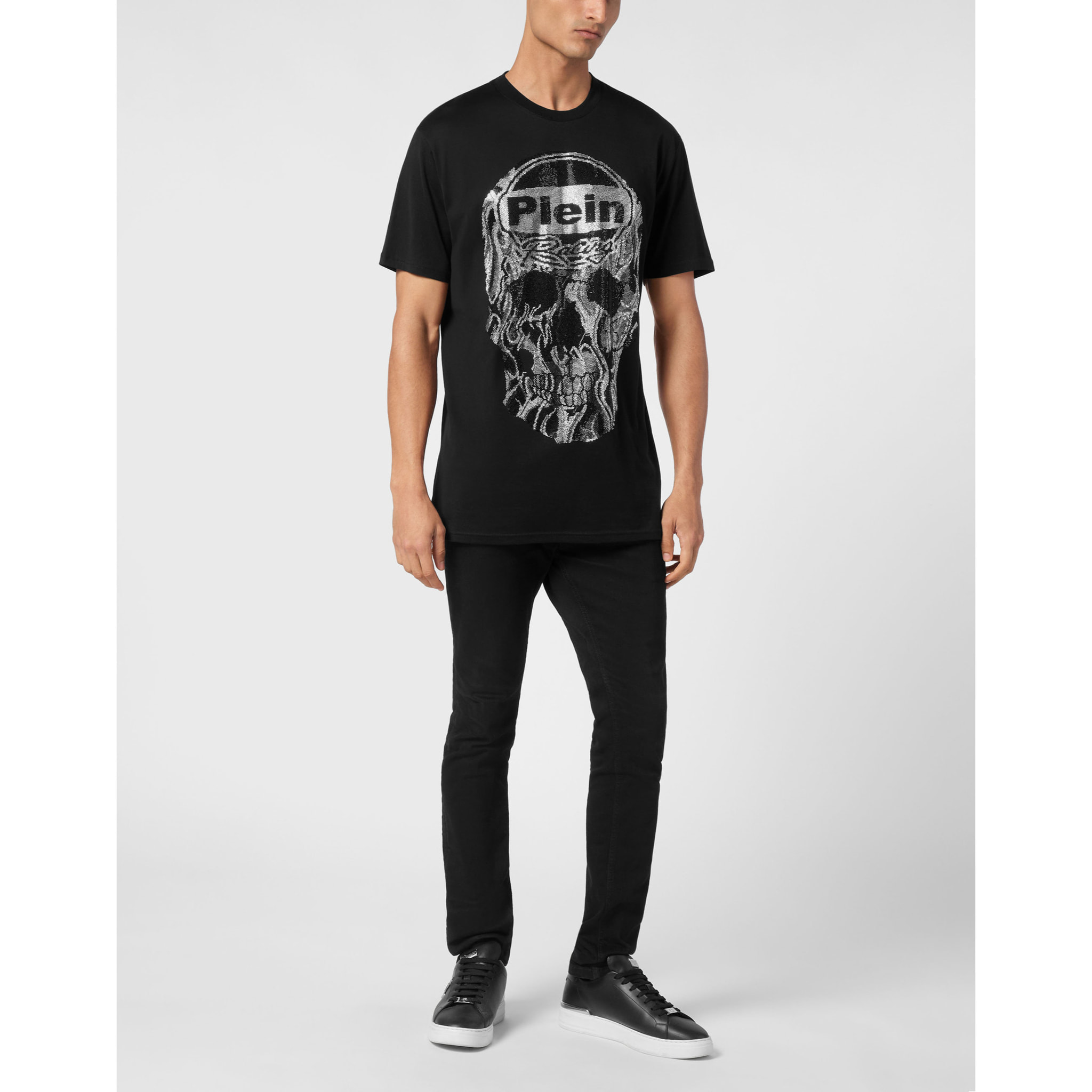 PHILIPP PLEIN Maglietta a girocollo SKULL