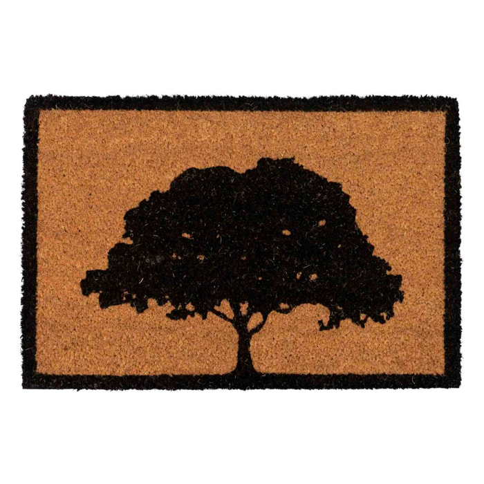 Felpudo Coco Antideslizante Arbol 60x2x40 Cm