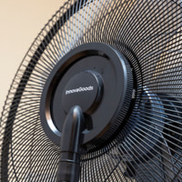 Ventilatore a piantana con funzione nebulizzatrice e telecomando Mistinn - nero - 2,8 l